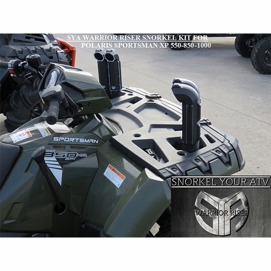 Warrior Riser Snorkel Kit by Snorkel Your ATV - 2012-16 Polaris Sportsman 850, XP 1000