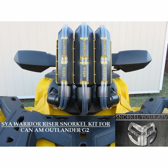 Warrior Riser Snorkel Kit by Snorkel Your ATV - 2012-23 Can Am Outlander 450L, 500, 570L, 650, 800R, 850, 1000 - alt image 5