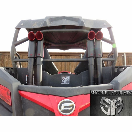 Warrior Riser Snorkel Kit by Snorkel Your ATV - 2014-22 CF Moto ZForce 800, 800EX, 1000 - alt image 0