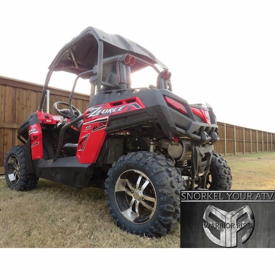 Warrior Riser Snorkel Kit by Snorkel Your ATV - 2014-22 CF Moto ZForce 800, 800EX, 1000 - alt image 1