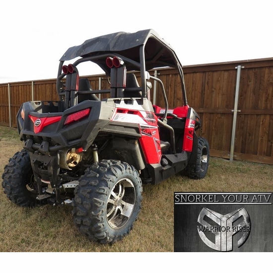 Warrior Riser Snorkel Kit by Snorkel Your ATV - 2014-22 CF Moto ZForce 800, 800EX, 1000 - alt image 5