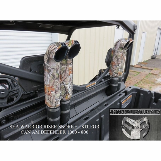 Warrior Riser Snorkel Kit by Snorkel Your ATV - 2016-21 Can Am Defender HD8, HD10 - alt image 4