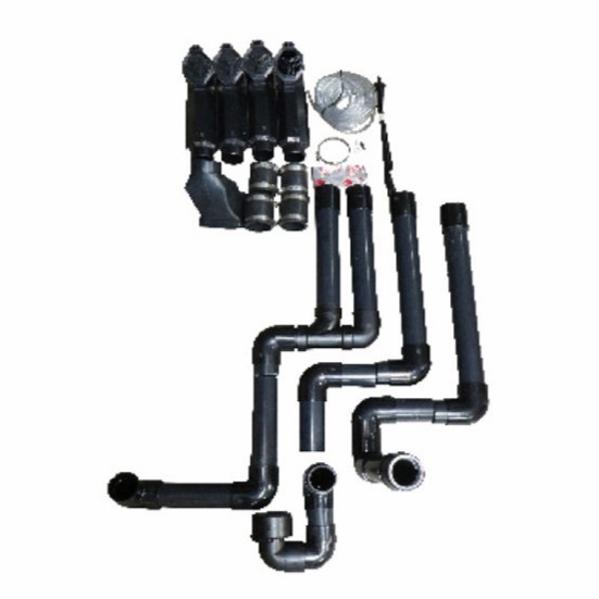 Warrior Riser Snorkel Kit by Snorkel Your ATV - Polaris Ranger XP 1000 (Outside Cab) - alt image 0