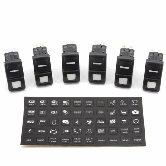 XTC 6 Switch Power Control System w/ Strobe Lights Switch - Can Am Maverick X3 - alt image 1