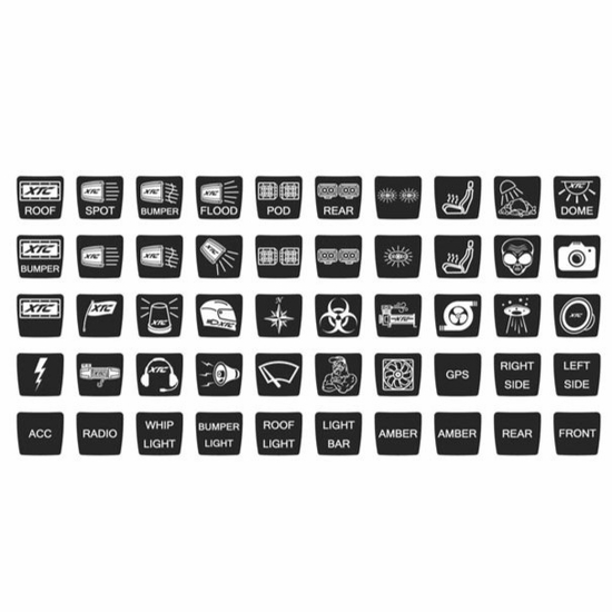 XTC 6 Switch Power Control System w/ Strobe Lights Switch - Can Am Maverick X3 - alt image 2