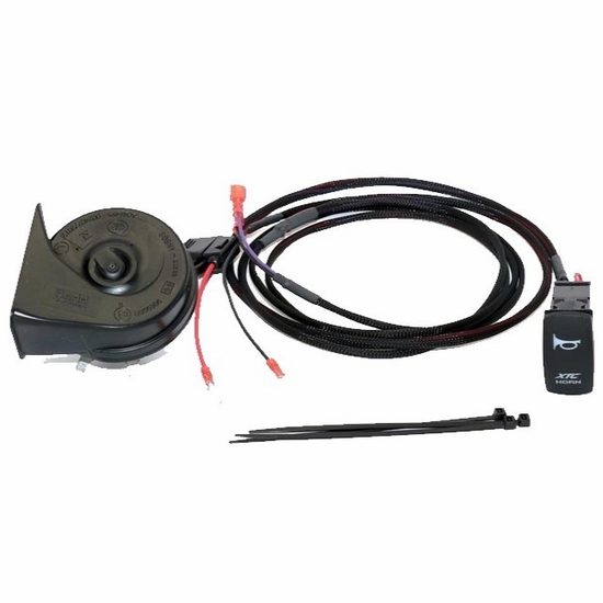 XTC Plug and Play Horn Kit w/ Blue LED Rocker Switch - 2014-23 Polaris RZR 900, XP 1000, XP Turbo, Turbo S