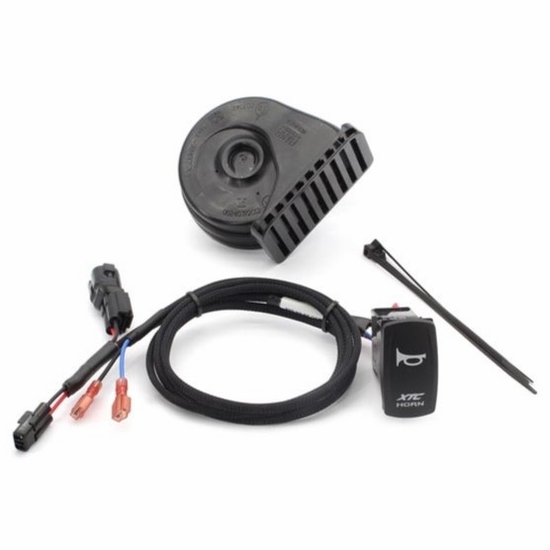 XTC Plug and Play Horn Kit w/ Blue LED Rocker Switch - CF Moto UForce U10 Pro