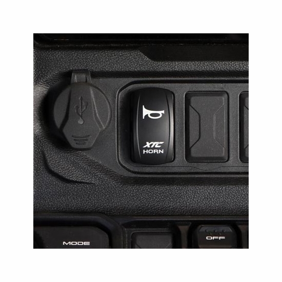 XTC Plug and Play Horn Kit w/ Blue LED Rocker Switch - CF Moto UForce U10 Pro - alt image 0