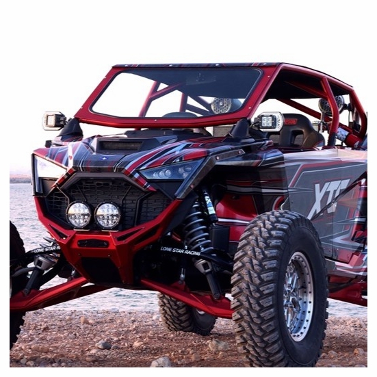 XTC SIX12 Billet LED Side View Mirrors w/ 1.85 Inch Clamp (Sold in Pairs) - alt image 3