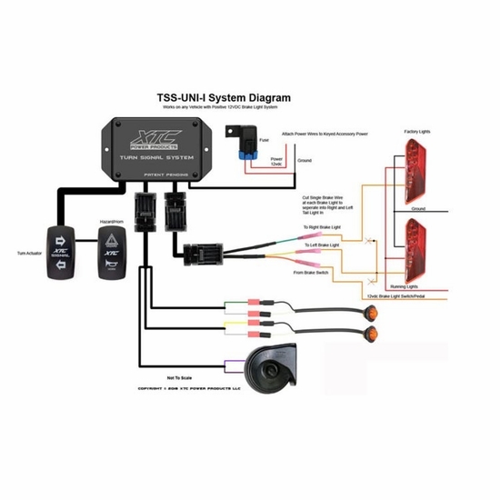 XTC Universal Plug and Play Turn Signal Kit w/ Horn - alt image 2
