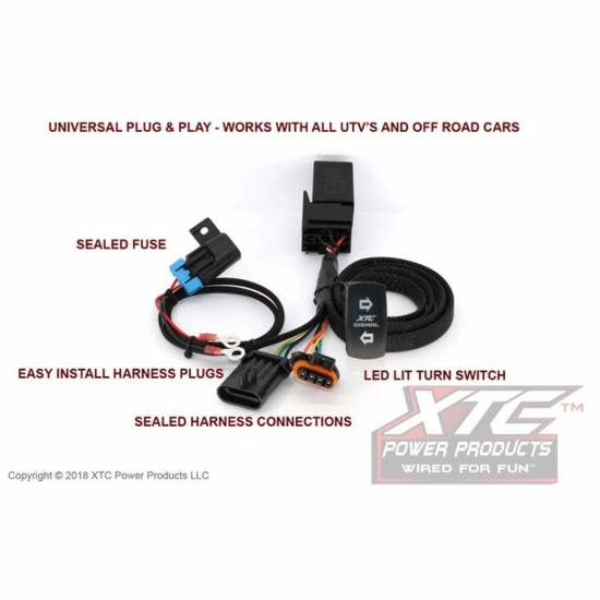 XTC Universal Turn Signal Kit Side By Side Stuff