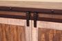 2 Glass Doors, 2 Sliding Doors 60" TV Stand