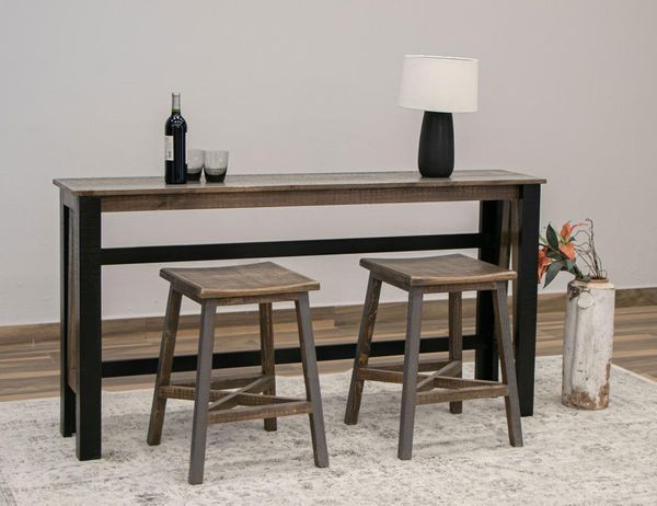 Loft Brown 24" Wooden Stool