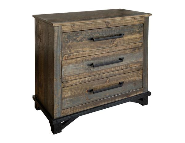 Loft Brown 3 Drawer Chest