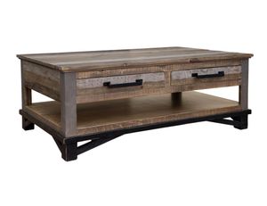 Loft Brown 4 Drawer Cocktail Table