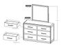 Mezquite 6 Drawer Dresser