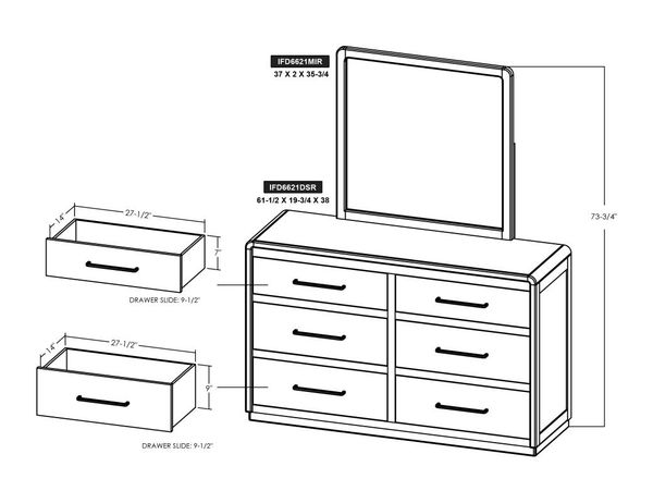 Mezquite 6 Drawer Dresser