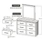 Mezquite 6 Drawer Dresser