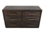 Dark Mezquite 6 Drawer Dresser