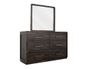 Dark Mezquite 6 Drawer Dresser