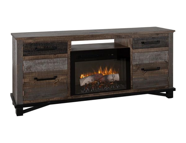 Loft Brown 70" Fireplace