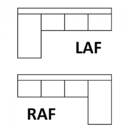 Alder and Tweed Maddox Sectional with Left Facing Chaise