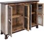 Antique Multicolor 4-Door Console