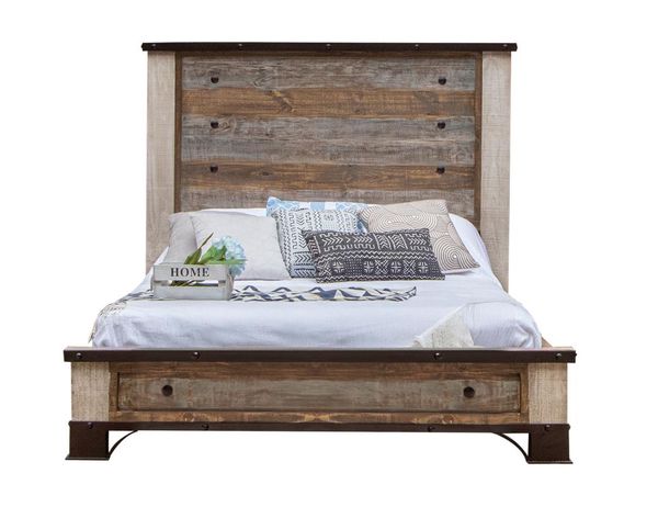 Antique Multicolor Bed