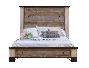 Antique Multicolor Bed