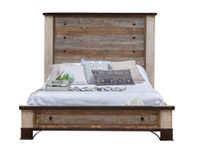 Antique Multicolor Bed