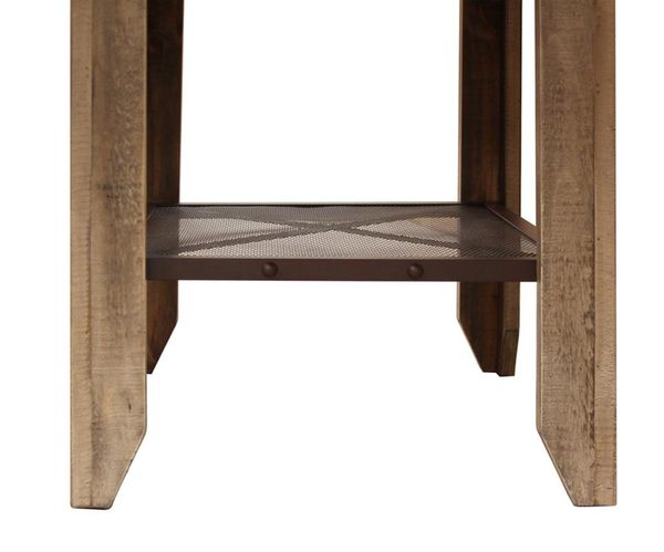 Antique Multicolor Counter Height 52-Inch Dining Table