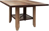 Antique Multicolor Counter Height 52-Inch Dining Table