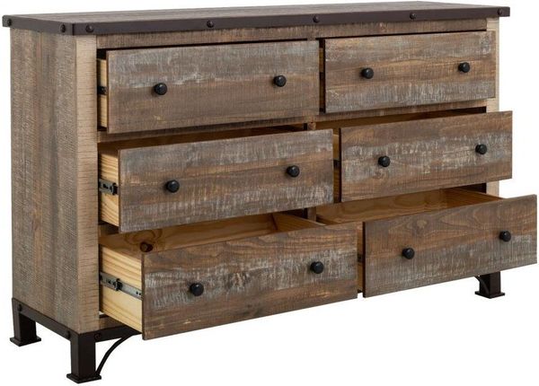 Antique Multicolor Dresser