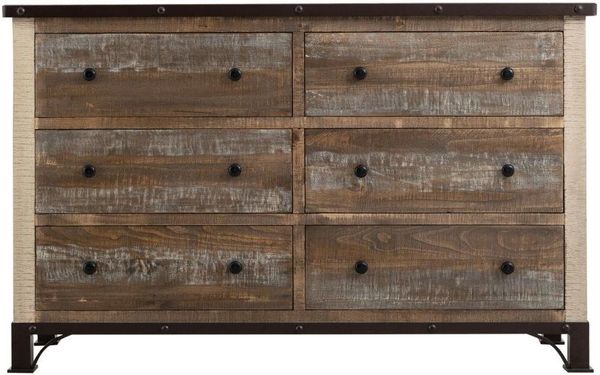 Antique Multicolor Dresser