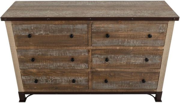 Antique Multicolor Dresser