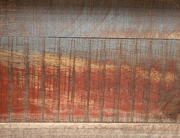 Antique Multicolor End Table