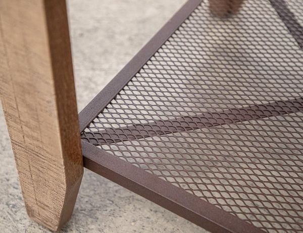 Antique Multicolor End Table