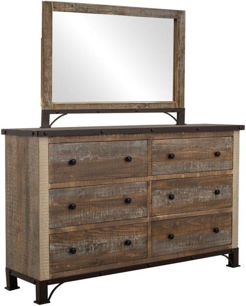 Antique Multicolor Mirror