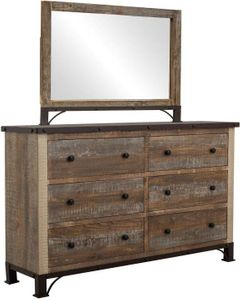 Antique Multicolor Mirror