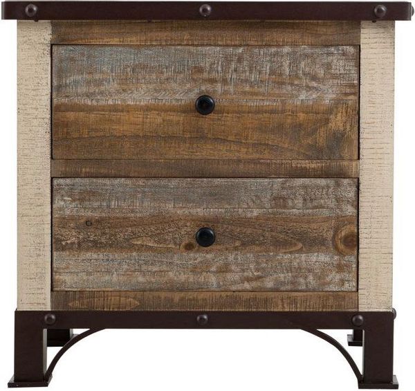 Antique Multicolor Nightstand