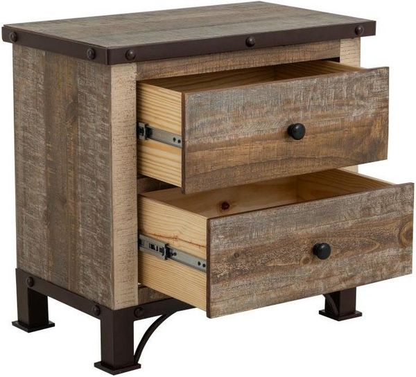 Antique Multicolor Nightstand