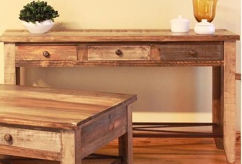 Antique Multicolor Sofa Table