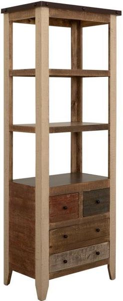 Antique Multicolor Wall Unit