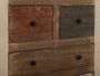 Antique Multicolor Wall Unit