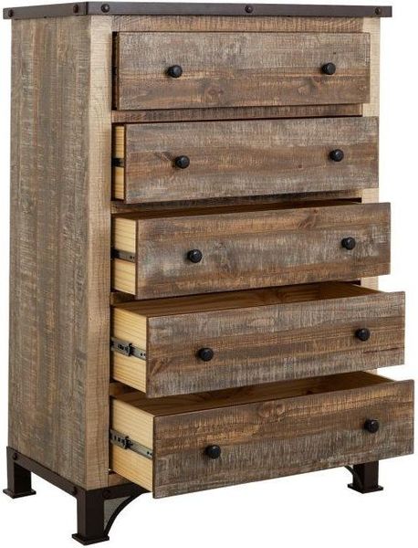 Antique Multicolored Chest