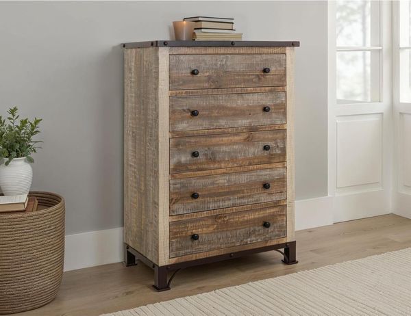 Antique Multicolored Chest