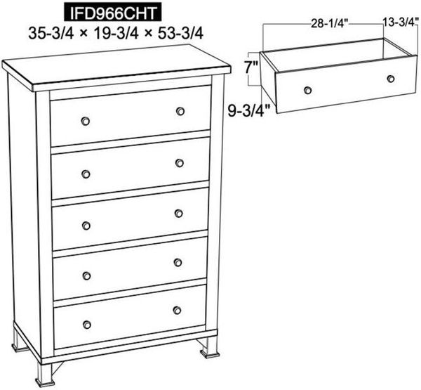 Antique Multicolored Chest