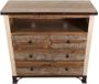 Antique Multicolored Media Chest