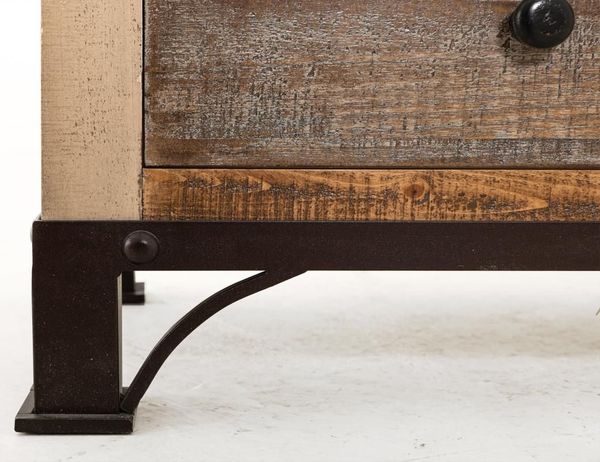 Antique Multicolored Media Chest