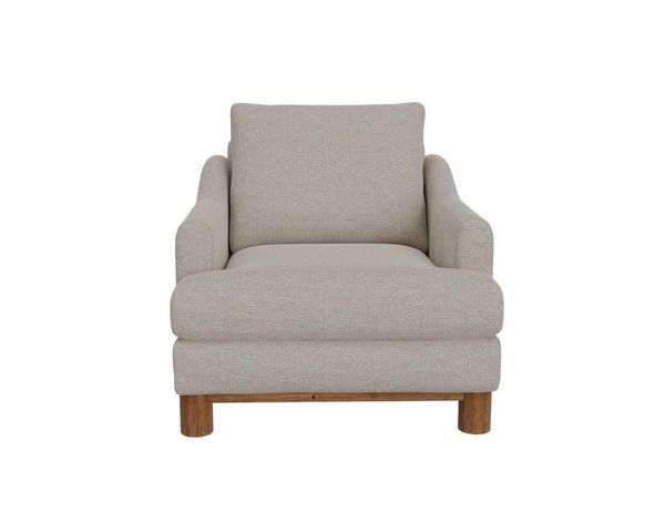 Olimpia Armchair with Wooden Frame